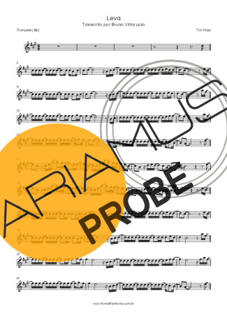 Tim Maia Leva Partituren für Trompete