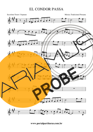 Traditional Music from Peru (Música Tradicional Peruana) El Condor Pasa score for Klarinette (Bb)