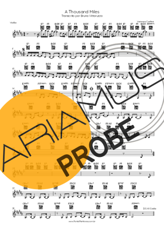 Vanessa Carlton A Thousand Miles score for Akustische Gitarre