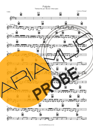 Vanessa Rangel Palpite Partituren für Akustische Gitarre