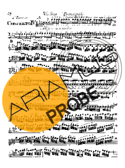 Vivaldi The Four Seasons - Autumn score for Geigen