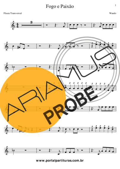 Wando Fogo e Paixão score for Floete