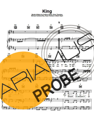 Years & Years King score for Klavier