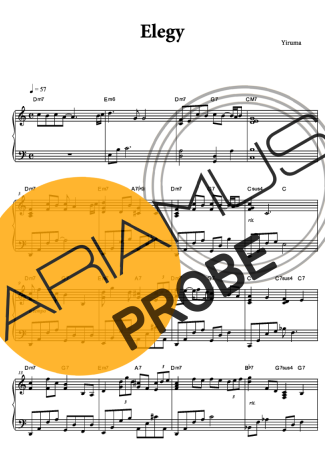 Yiruma Elegy score for Klavier