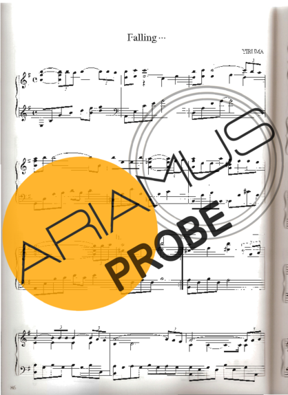 Yiruma Falling score for Klavier