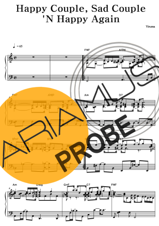 Yiruma Happy Couple Sad Couple N Happy Again score for Klavier