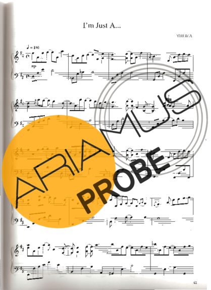 Yiruma Im Just A score for Klavier