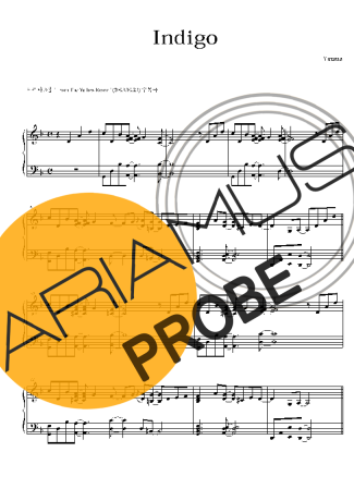 Yiruma Indigo score for Klavier