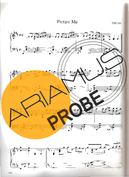 Yiruma Picture Me score for Klavier
