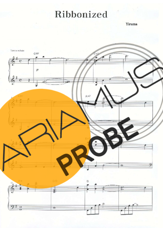 Yiruma Ribbonized score for Klavier