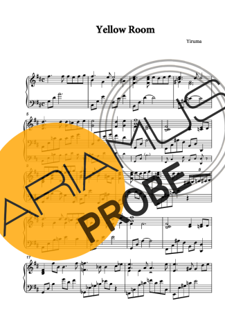 Yiruma Yellow Room score for Klavier